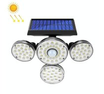 TG-TY051 4-Head Rotatable Solar Wall Light Body Sensor Outdoor Garden Waterproof Corridor Garden Lighting Street Light, Spec: 89 LED