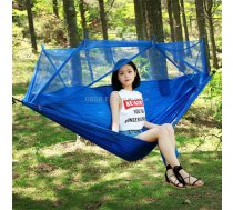 1-2 Person Outdoor Mosquito Net Parachute Hammock Camping Hanging Sleeping Bed Swing Portable Double Chair, 260 x 140cm