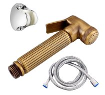 Multifunctional Wome Washers Pressure With Water Stop Woman Wash Nozzle Set, Colour:Antique