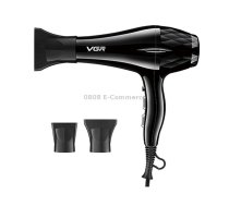 VGR V-413 2200W Negative Ion Hair Dryers with 6 Gear Adjustment, Plug Type: EU Plug (Black)