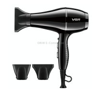 VGR V-414 2200W Negative Ion Hair Dryers with 6 Gear Adjustment, Plug Type: EU Plug(Black)