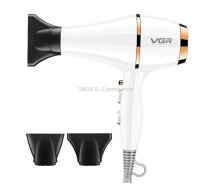 VGR V-414 2200W Negative Ion Hair Dryers with 6 Gear Adjustment, Plug Type: EU Plug(White)
