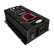 Tang III Generation 12V to 110V 6000W Modified Square Wave Car Power Inverter with LCD Display & Dual USB(Black)