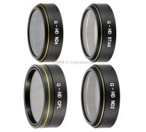 4 in 1 HD Drone Star Effect + ND2 + ND4 + CPL Lens Filter Kits for DJI Phantom 4 Pro
