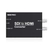 SEETEC 1 x SDI Input + 1 x SDI Output to 1 x HDMI Output Converter