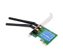 300Mbps PCI Express Wireless LAN Network Adapter Card with 2 Antennas, IEEE 802.11b / 802.11g / 802.11n Standards