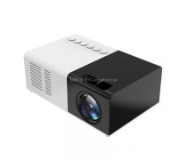 J9 1920x1080P 15 ANSI Portable Home Theater Mini LED HD Digital Projector, Basic Version, EU Plug(Black White)