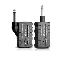 JOYO JW-01 Low Noise Portability Guitar Wireless Audio Transmitter Audio Receiver, Plug:EU Plug(Black)