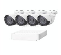 N4B-Mini/L 4 Ch 720P 1.0 Mega Pixel IP Camera NVR Kit, Support Night Vision / Motion Detection, IR Distance: 20m