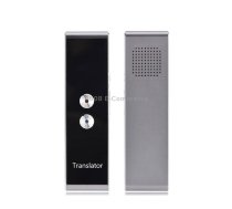 T8 Pocket Language Translator Voice 30 Languages Two Way Real Time Intercom Portable Translator For Personal Learning Travelling Black