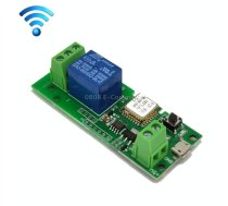 2pcs Sonoff Single Channel WiFi Wireless Remote Timing Smart Switch Relay Module Works, Model: 5V