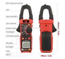 TASI TA811B Clamp Meter High Accuracy AC DC Voltage Ammeter