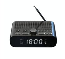 DAB-A5 LED Display Bedside DAB/FM Clock Radio with Bluetooth Speaker, EU Version(Black)