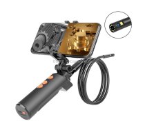 F280 1080P IP68 Waterproof Dual Camera WiFi Digital Endoscope, Length:1m Snake Tube(Black)