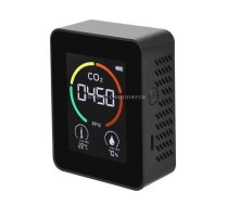 XY-T01 3 in 1 Temperature Humidity and CO2 Display Air Quality Detector, Infrared Sensor(Black)