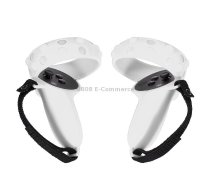 2 Sets GS092 Handle Controller Silicone Protective Cover Anti-Fall And Anti-Lost All-Inclusive Cover For Oculus Quest 2(Gray)
