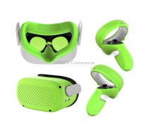 VR Glasses Lens Shell Handle Protective Case For Oculus Quest 2(Green)