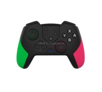 T23 Wireless Bluetooth Game Handle With Vibration And Wake Up Macro Programming Function Handle For Nintendo Switch PRO(Pink Green)