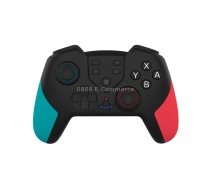 T23 Wireless Bluetooth Game Handle With Vibration And Wake Up Macro Programming Function Handle For Nintendo Switch PRO(Blue Red)