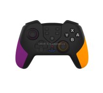 T23 Wireless Bluetooth Game Handle With Vibration And Wake Up Macro Programming Function Handle For Nintendo Switch PRO(Purple Yellow)