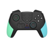 T23 Wireless Bluetooth Game Handle With Vibration And Wake Up Macro Programming Function Handle For Nintendo Switch PRO(Blue Green)