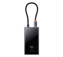 Baseus WKYY030313 8 in 1 USB-C / Type-C to USB3.0x2+USB2.0+PD+HDMI+SD/TF+RJ45 HUB Adapter(Space Grey)