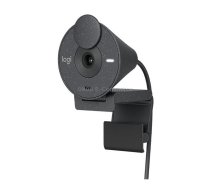 Logitech Brio 300 2MP 1080P Full HD IP Camera with Noise Reduction Microphone (Black)