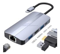 BYL-2109 5 in 1 USB-C / Type-C to USB Multifunctional Docking Station HUB Adapter