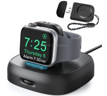 For Apple Watch AhaStyle PT143 Portable Charging Stand Charging Head + Base