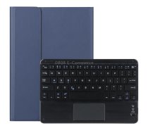 DY-M10ReL-C 2 in 1 Removable Bluetooth Keyboard + Protective Leather Tablet Case with Touchpad & Holder for Lenovo Tab M10 FHD REL(Blue)