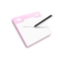 10Moons T503 Drawing Tablet Can Be Connected to mobile Phone Tablet with 8192 Passive Pen(Pink)