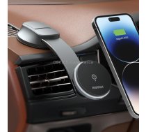 MOMAX CM25B Magnetic Wireless Charger Car Suction Cup Phone Holder