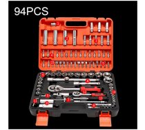 94 In 1 Multi-function Car Repair Combination Toolbox Ratchet Wrench Set