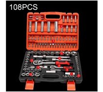 108 In 1 Multi-function Car Repair Combination Toolbox Ratchet Wrench Set