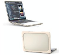 For MacBook Pro 13 inch 2022 & A2289 / A2251 / A2338 2020 PC + TPU Two Colors Laptop Protective Case(Gold)
