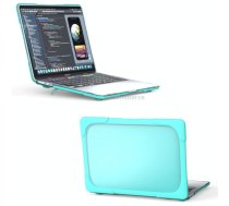 For MacBook Pro 13 inch 2022 & A2289 / A2251 / A2338 2020 PC + TPU Two Colors Laptop Protective Case(Mint Green)