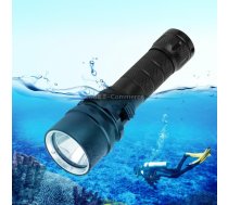 PULUZ 1000LM Aluminum Alloy 50m Depth Diving LED Flashlight Cold White Light Torch Light