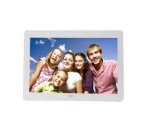 14 inch LED Display Multi-media Digital Photo Frame with Holder & Music & Movie Player, Support USB / SD / MS / MMC Card Input(White)