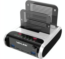 Wavlink ST336A SSD HDD Fast Offline Clone SATA USB 3.0 External Hard Drive Case(EU Plug)