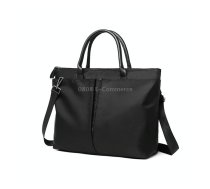 Business Briefcase Handbag / Shoulder Bag Dual-purpose Large Capacity Messenger Computer Bag, Size: Medium(Black)