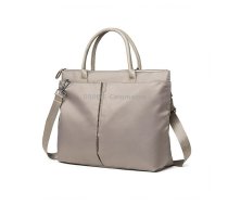 Business Briefcase Handbag / Shoulder Bag Dual-purpose Large Capacity Messenger Computer Bag, Size: Large(Khaki)