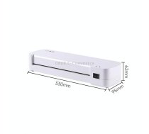 A4 Hot Cold Laminator Machine Photo Documents Hot Lamination 220V EU Plug