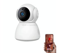 YT24 V380 3.0MP Pan-tilt IP Camera WiFi Smart Security Camera, Support TF Card / Two-way Audio / Motion Detection / Night Vision (EU Plug)