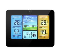 FJ3373 Weather Station Wireless Indoor Outdoor Sensor Multifunction Thermometer Hygrometer Digital Alarm Clock Barometer Forecast