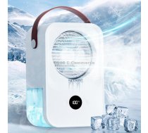 MT-F60 Smart Digital Display USB Charging Air Cooler Desktop Mist Humidification Fan, Mode: Sound Control Version