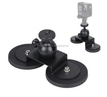 Car Suction Cup Mount Bracket for GoPro Hero11 Black / HERO10 Black / HERO9 Black / HERO8 Black /7 /6 /5 /5 Session /4 Session /4 /3+ /3 /2 /1, Xiaoyi and Other Action Cameras, Size:     L(Black)