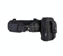 Outdoor Hunting Belt Nylon Waist Belt,Spec: With Bag Black