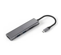 Adapteris USB Type-C - 2 x USB 3.0, HDMI, SD, TF