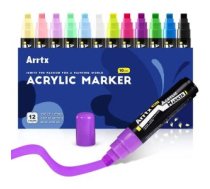 Acrylic Marker Pens ARRTX, 12 Colours