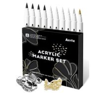 Acrylic Marker Pens ARRTX, 4 Colours, 10pcs